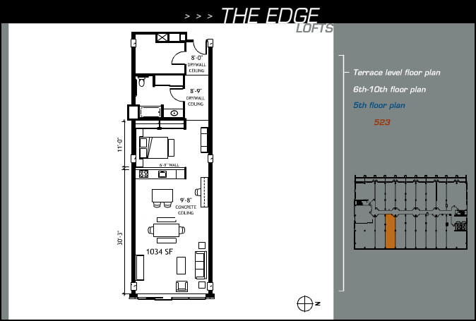 Suite 523 floor plan