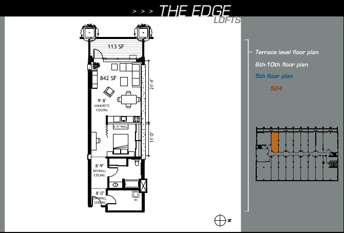 Suite 524 floor plan
