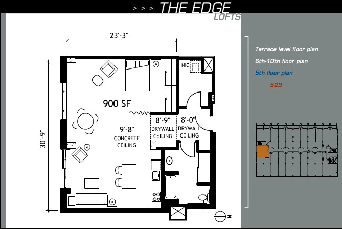 Suite 529 floor plan