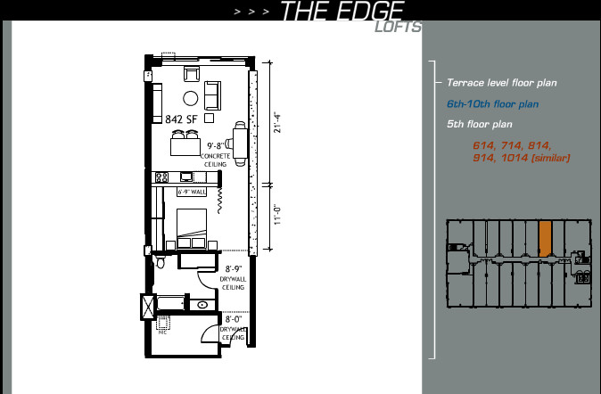 Suite 614 floor plan
