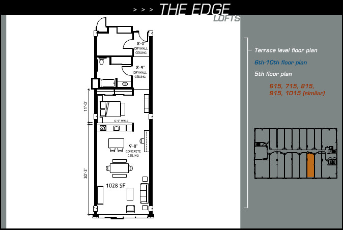 Suite 615 floor plan