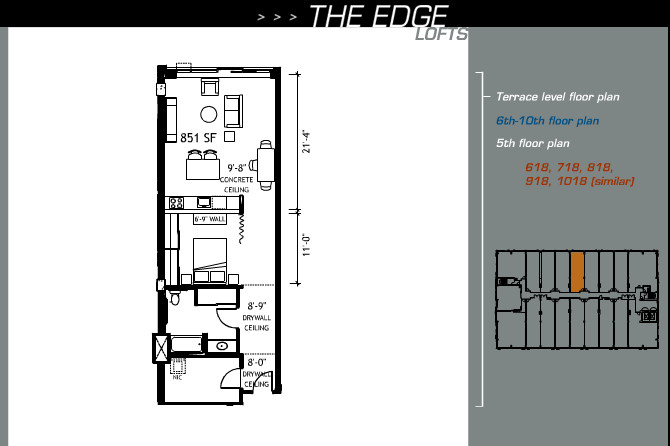 Suite 618 floor plan