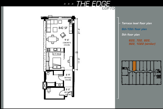Suite 622 floor plan