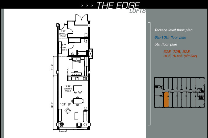 Suite 625 floor plan