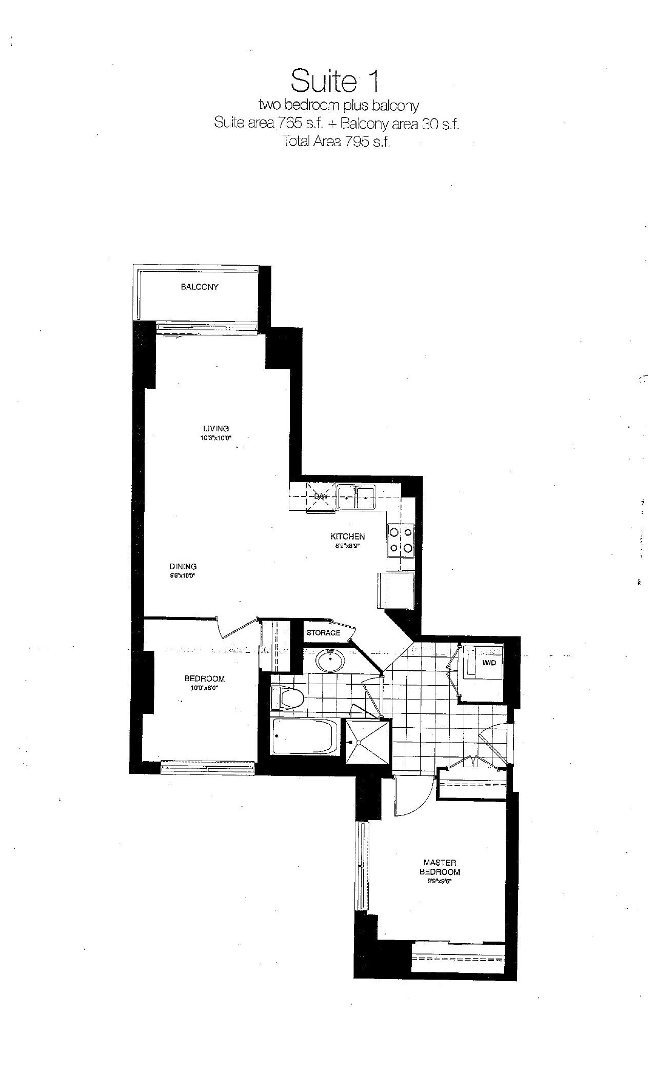 Suite 1 floor plan