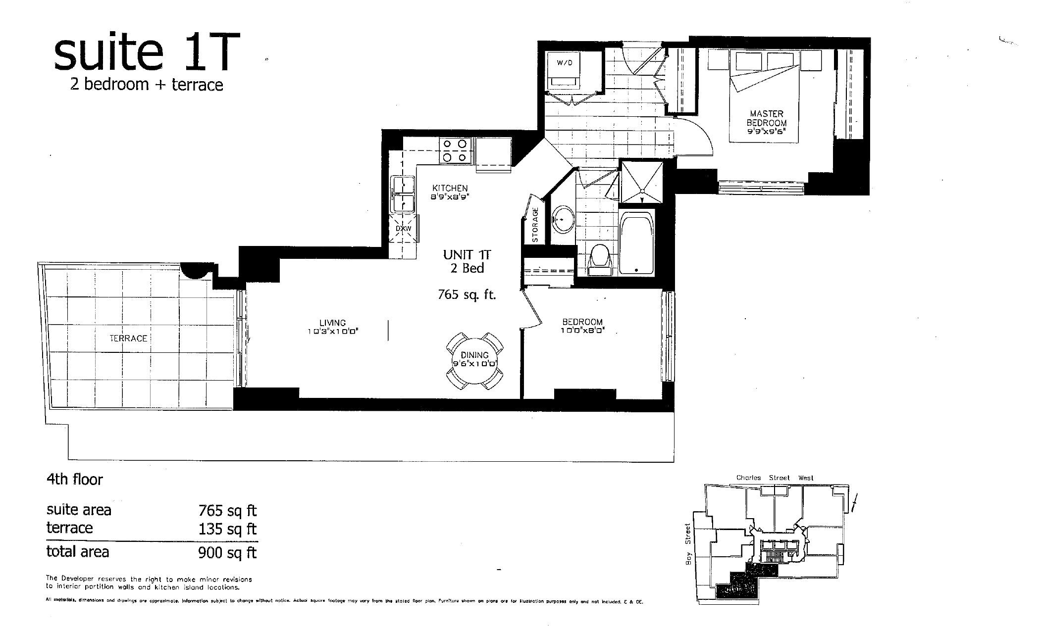 Suite 1T floor plan