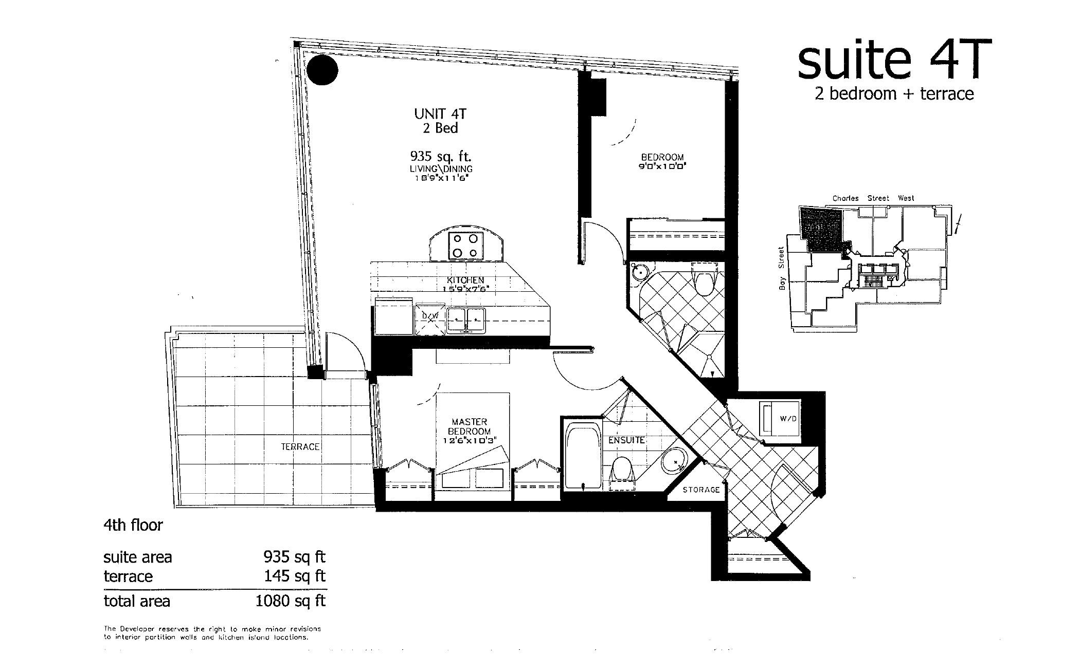 Suite 4T floor plan
