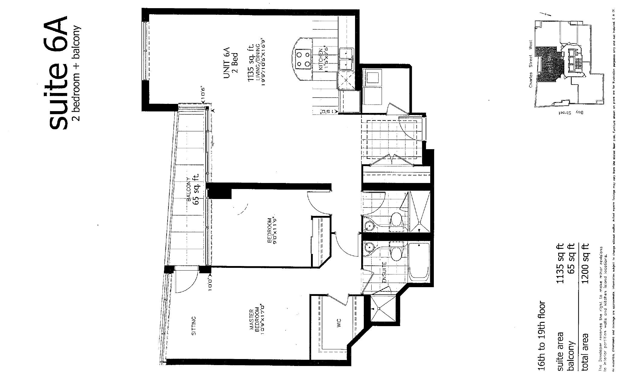 Suite 6A floor plan