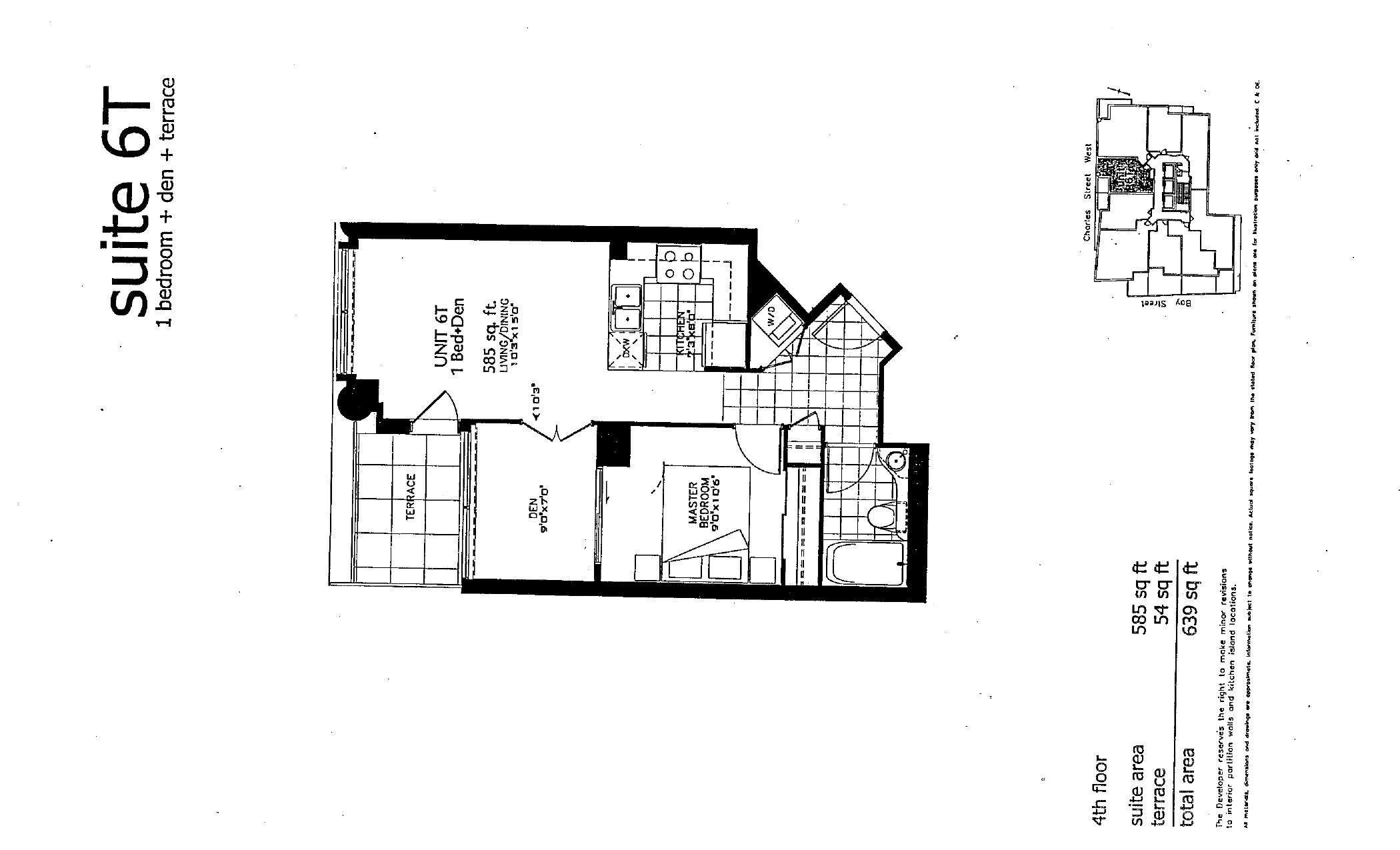 Suite 6T floor plan
