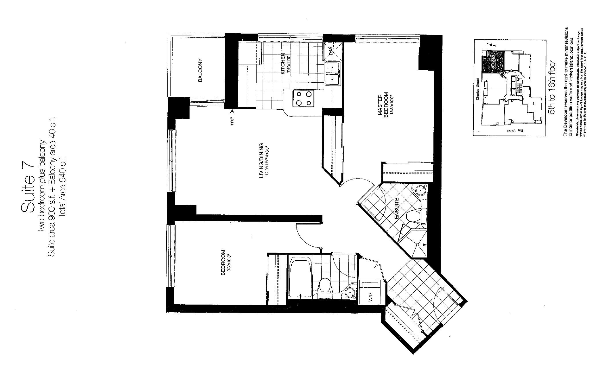 Suite 7 floor plan