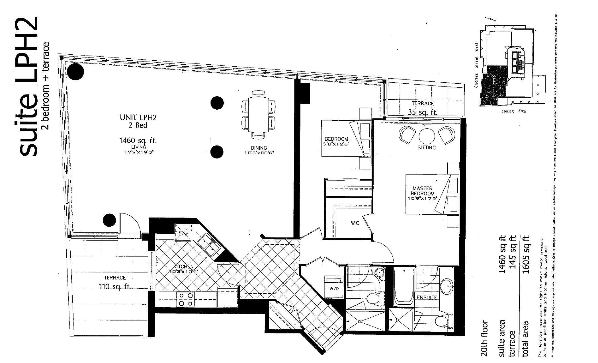 Suite LPH2 floor plan