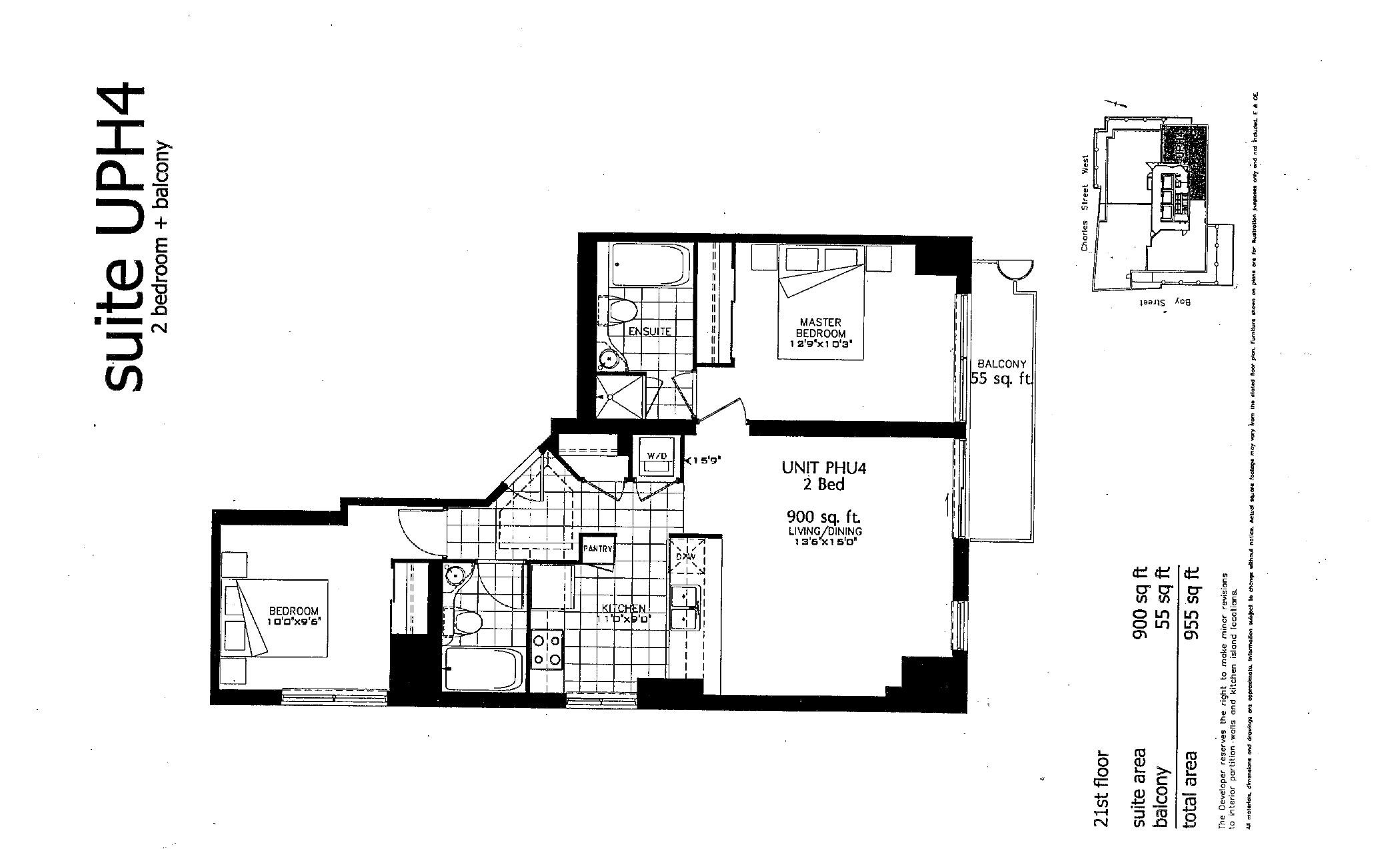 Suite UPH4 floor plan