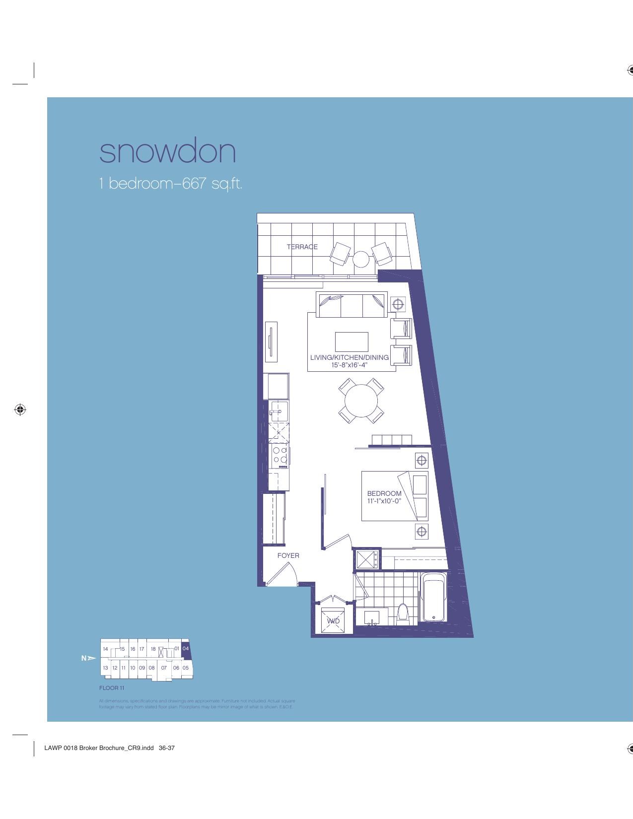 snowdon floor plan