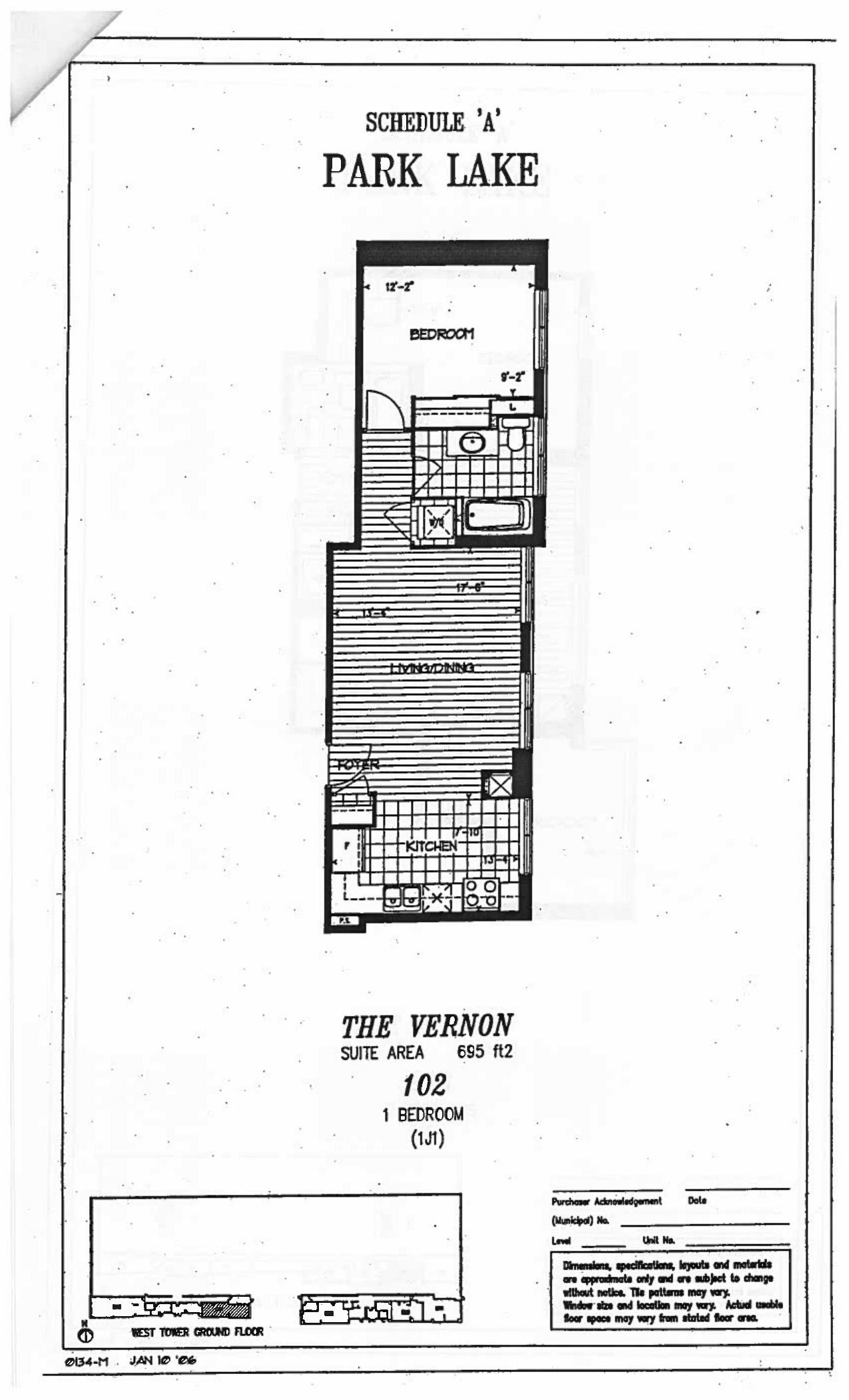 The Vernon floor plan