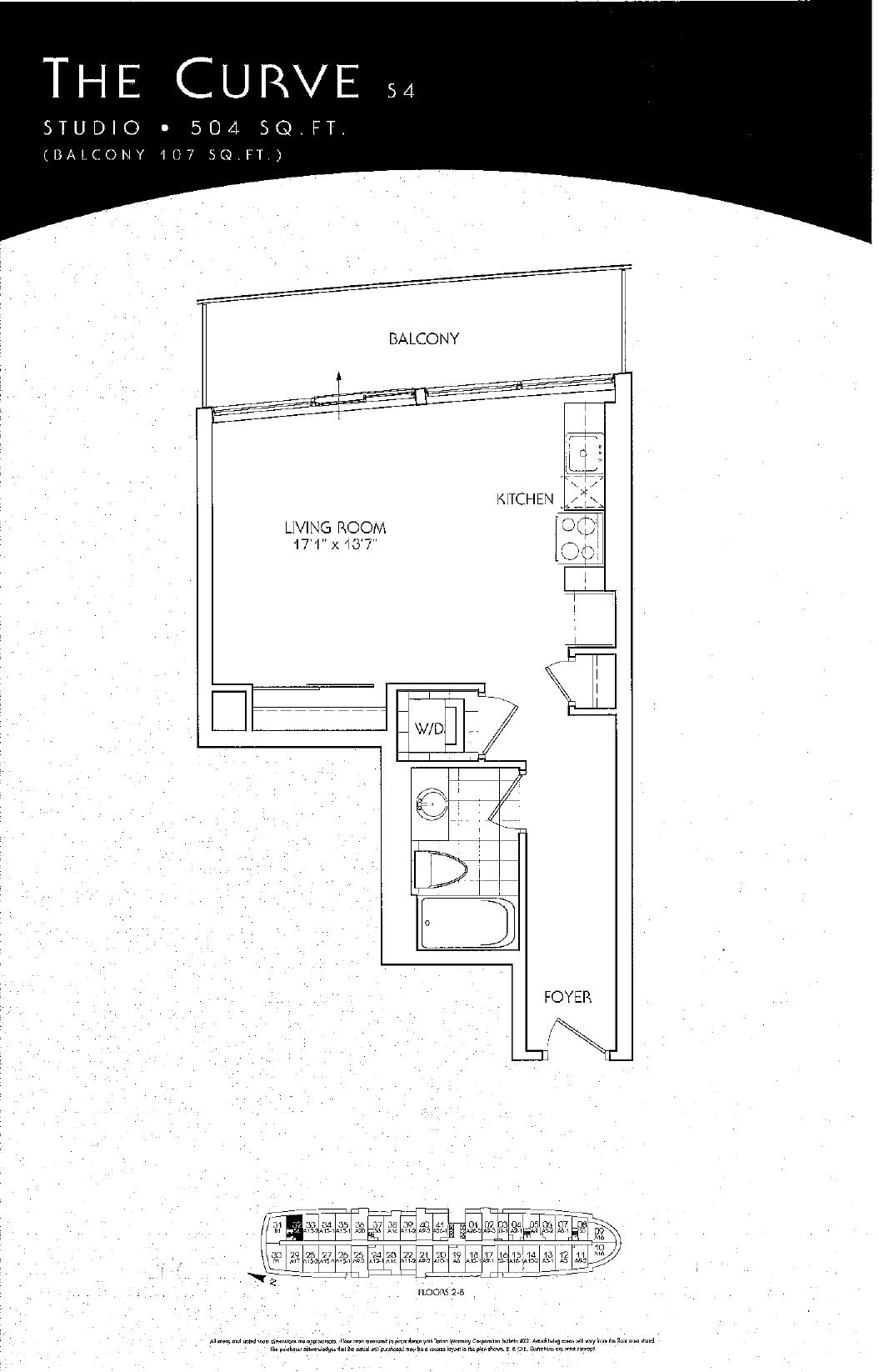 The Curve floor plan