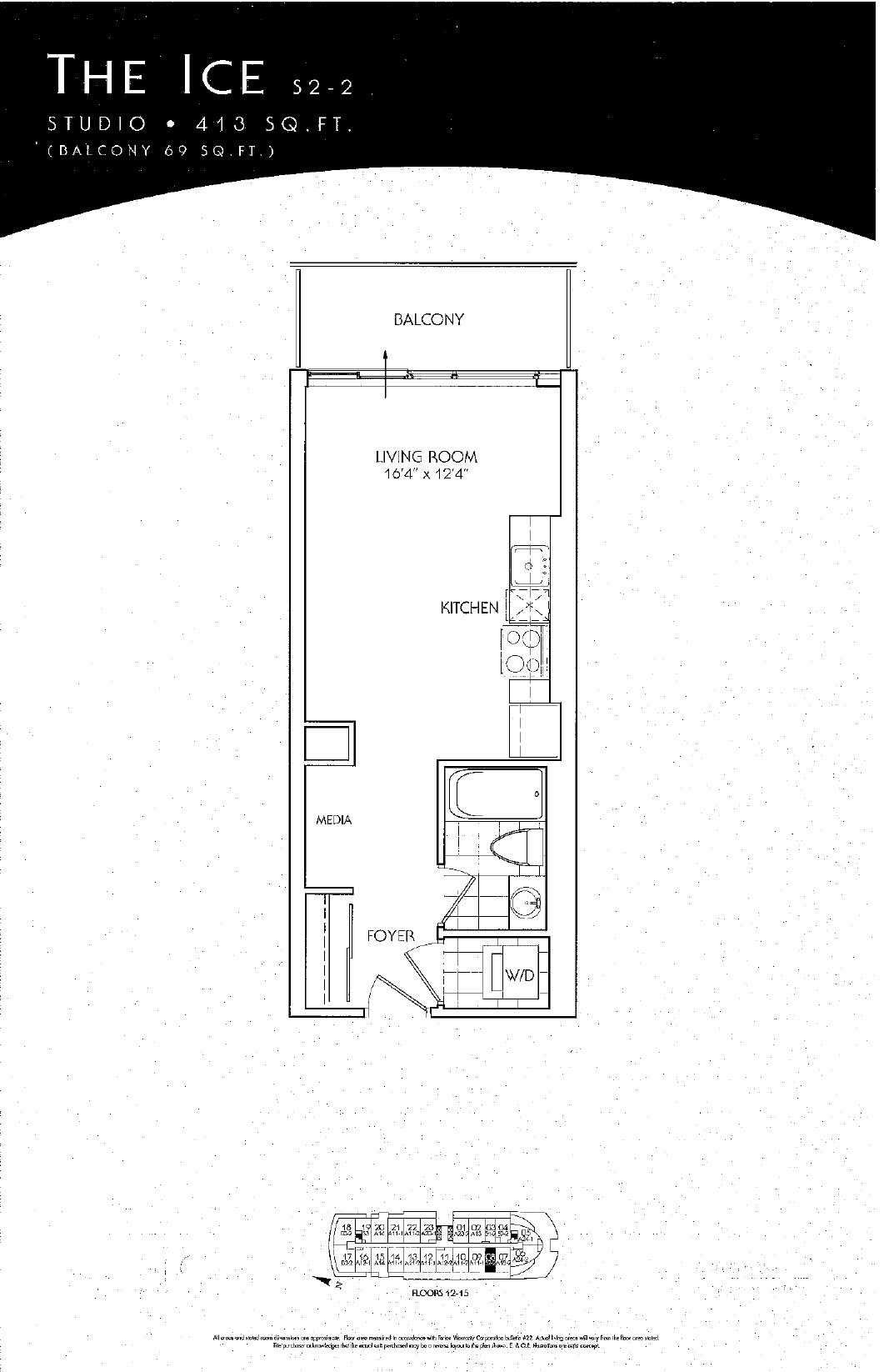The Ice floor plan