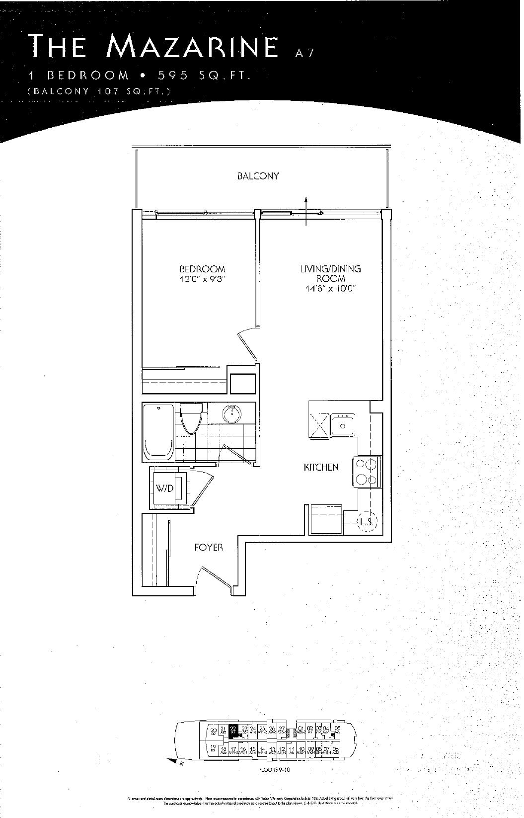 The Mazarine floor plan