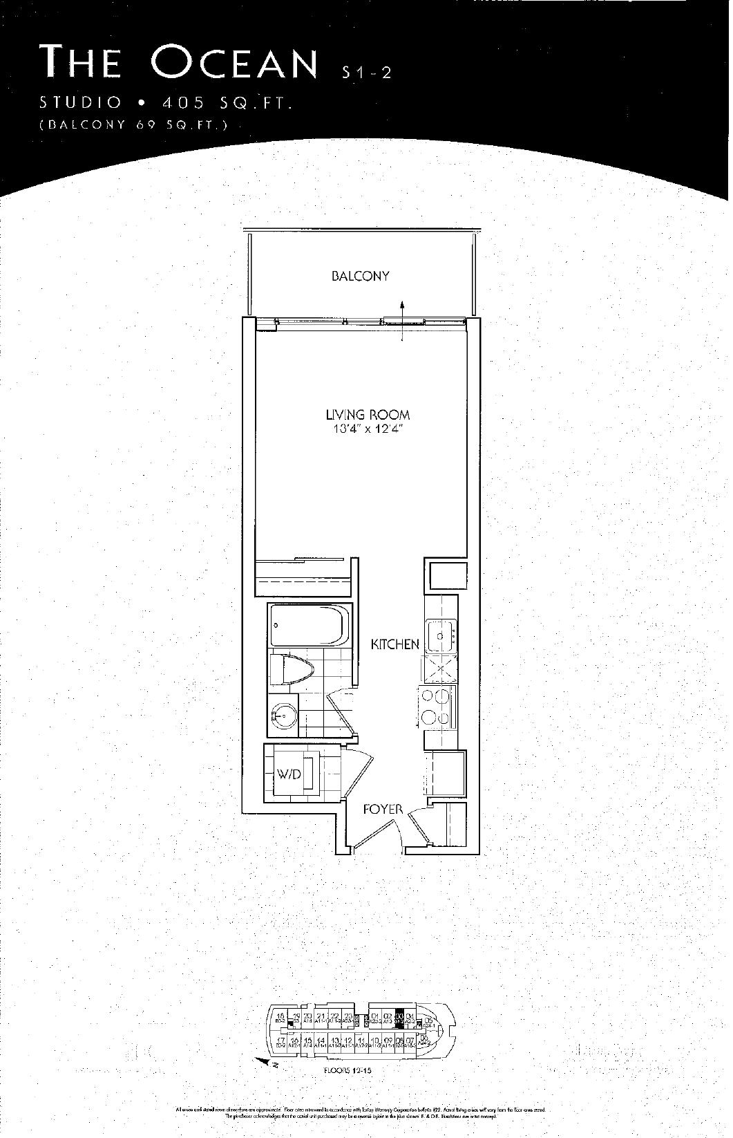 The Ocean floor plan