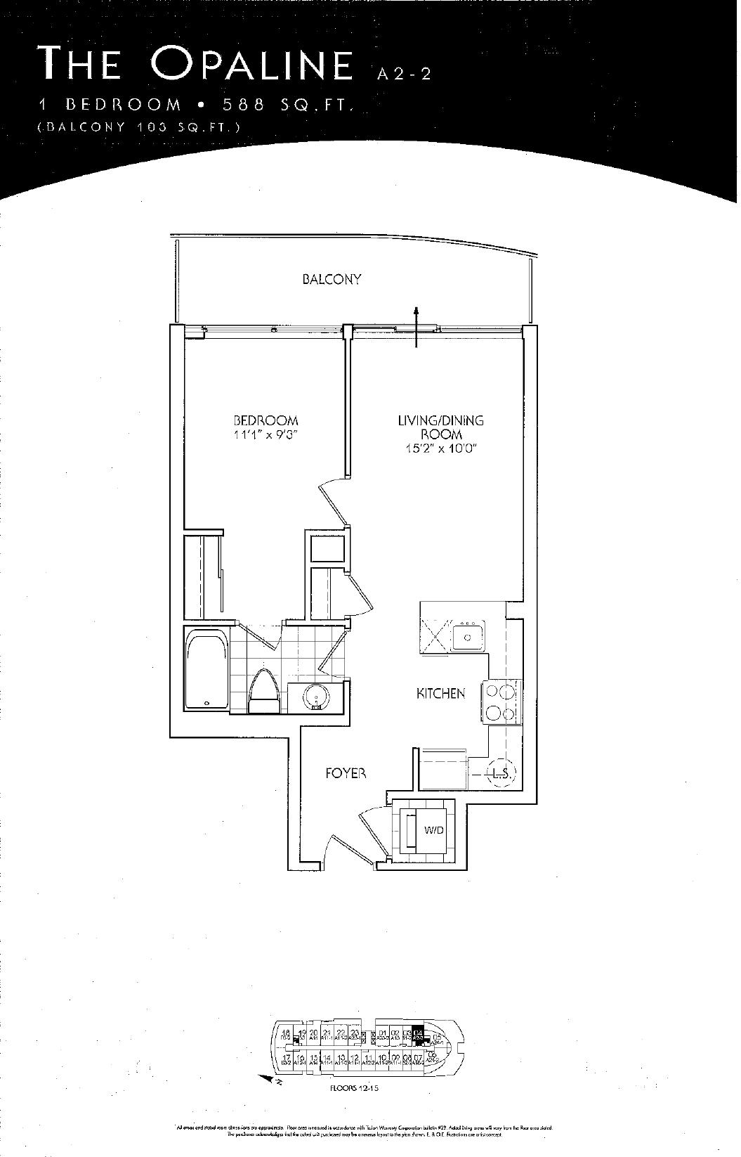 The Opaline floor plan
