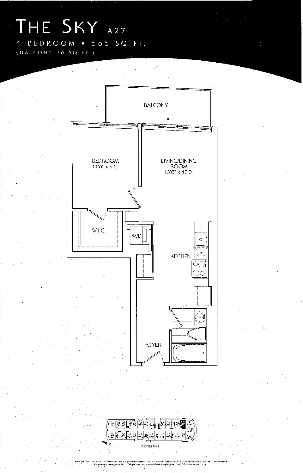 The Sky floor plan