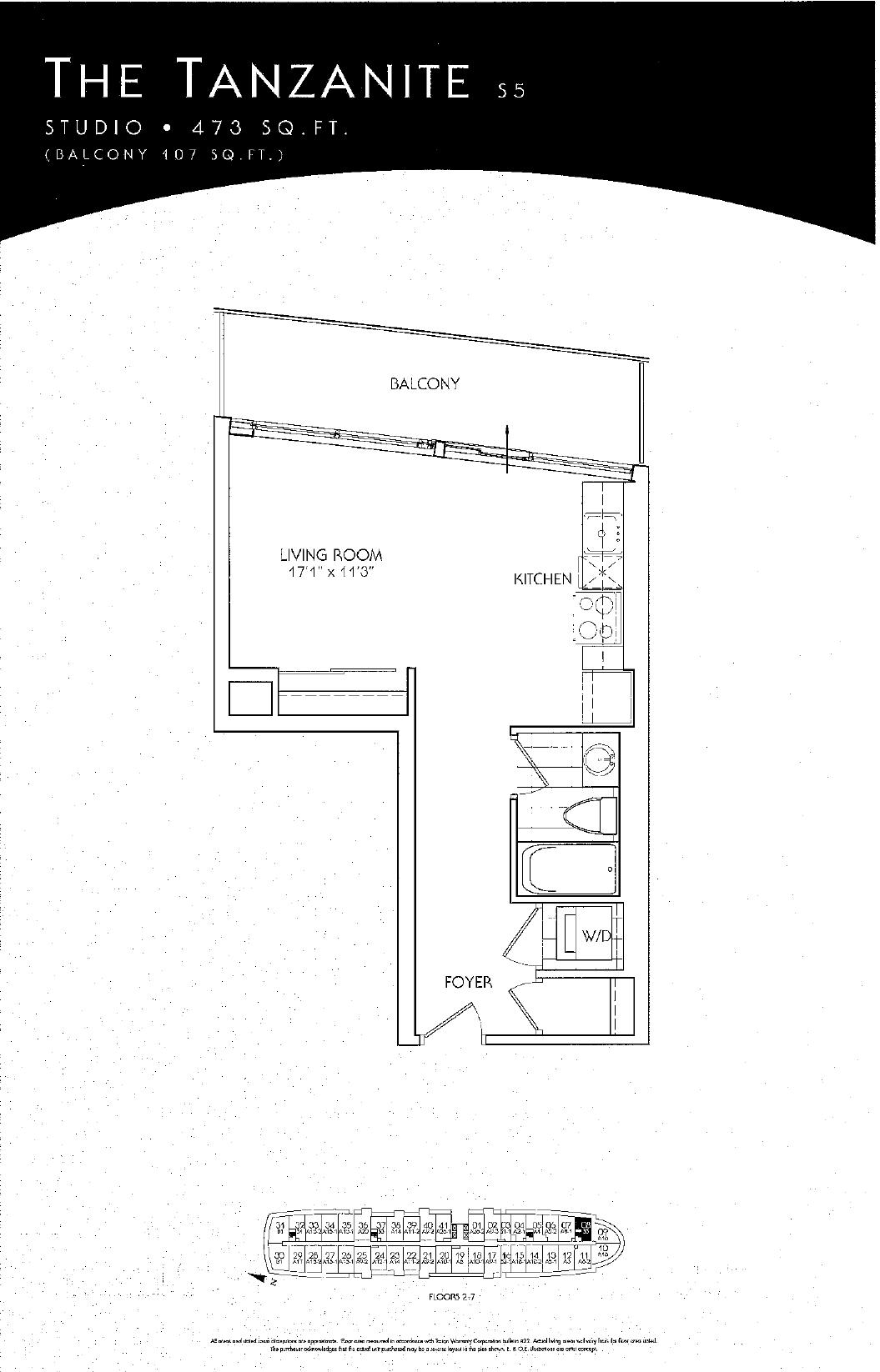 The Tanzanite floor plan