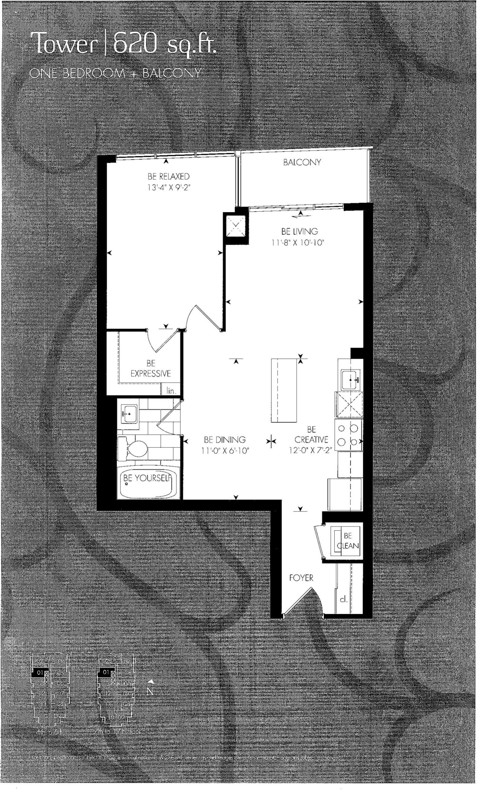 Tower 620 floor plan