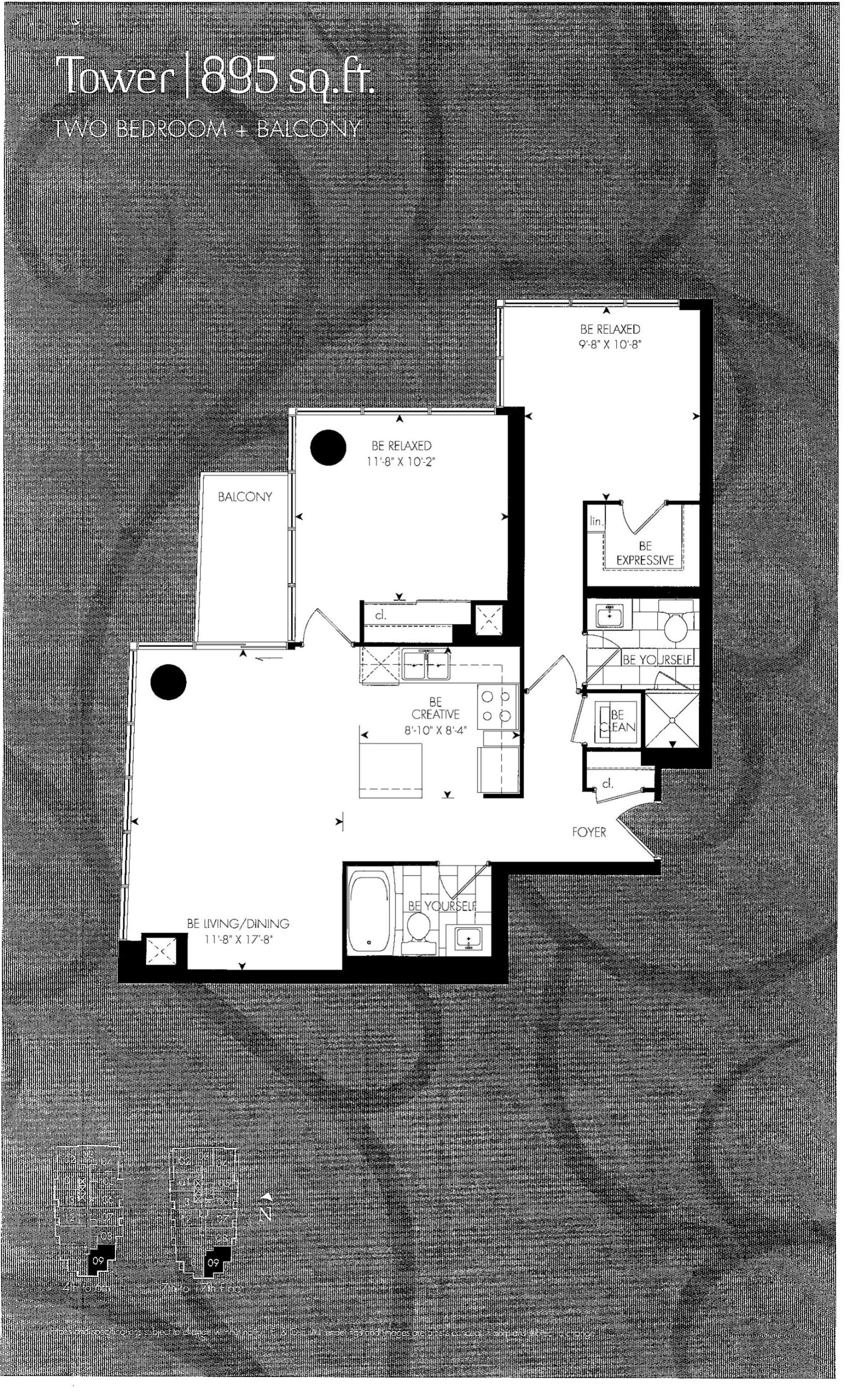 Tower 895 floor plan
