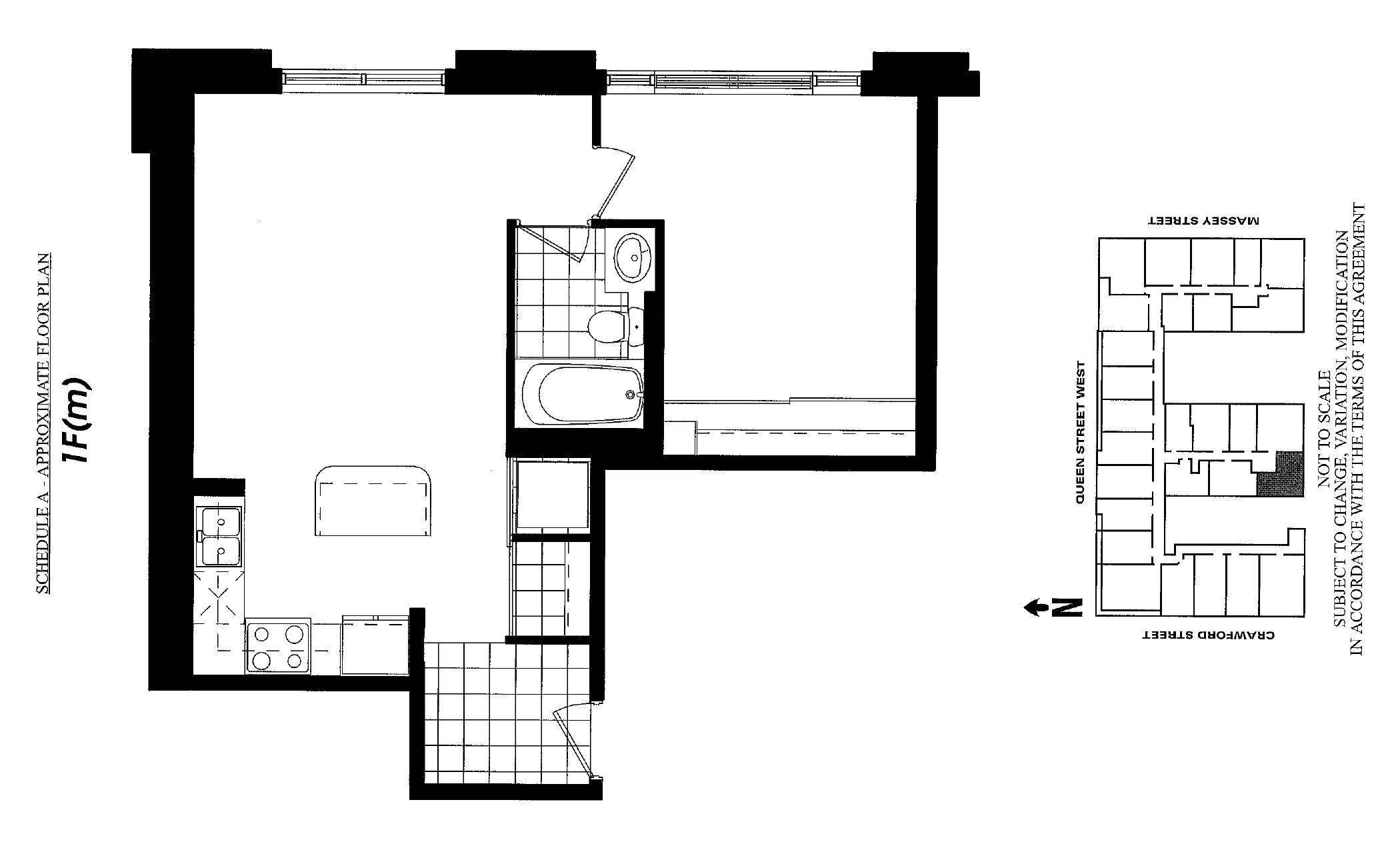 1F(m) floor plan