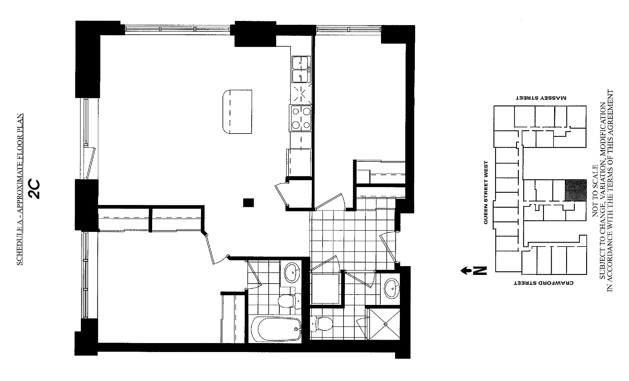 2C floor plan