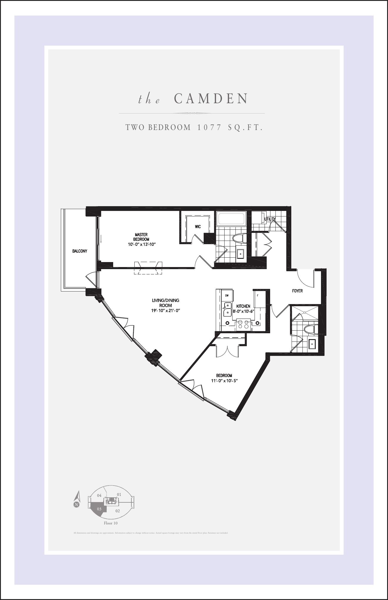The Camden floor plan