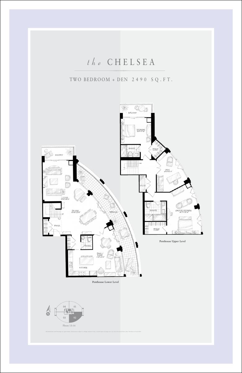 The Chelsea floor plan