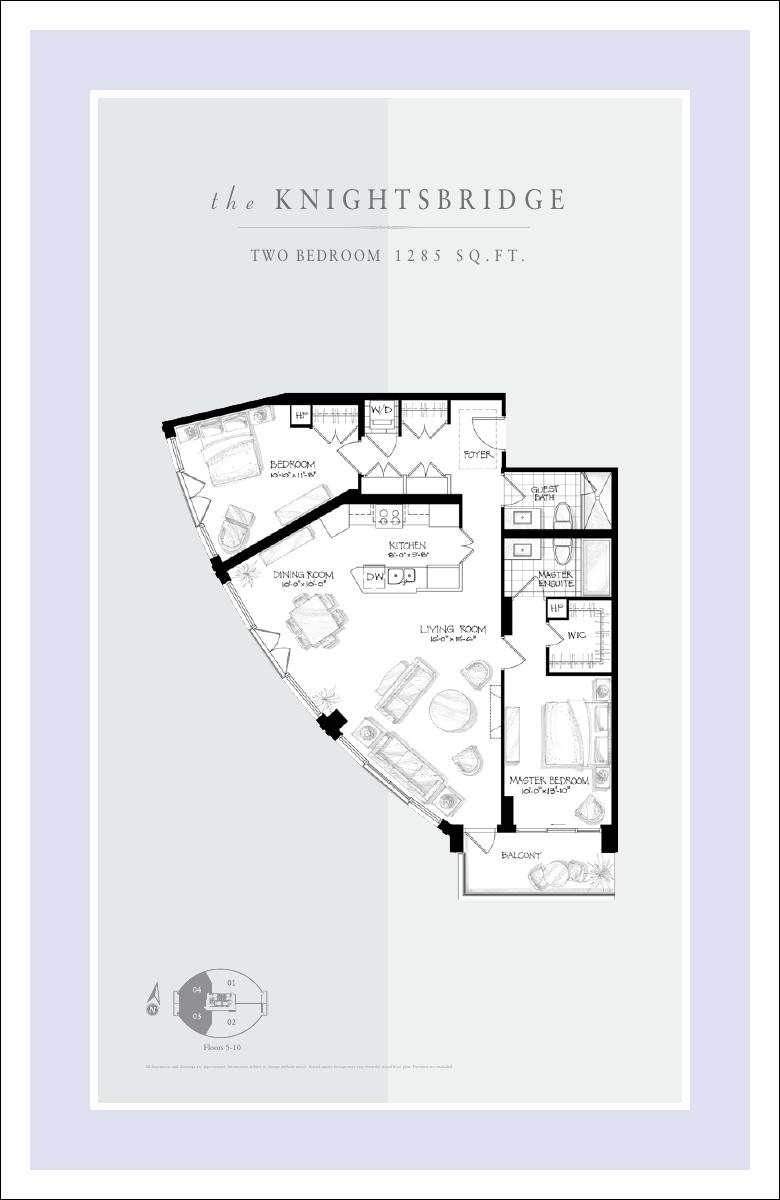 The Knightsbridge floor plan