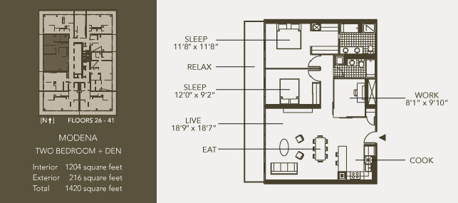 MODENA floor plan