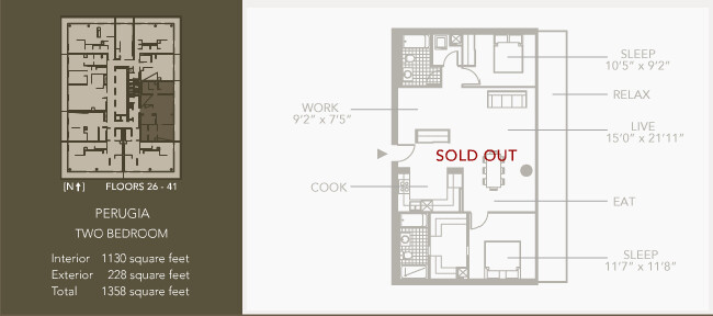PERUGIA floor plan