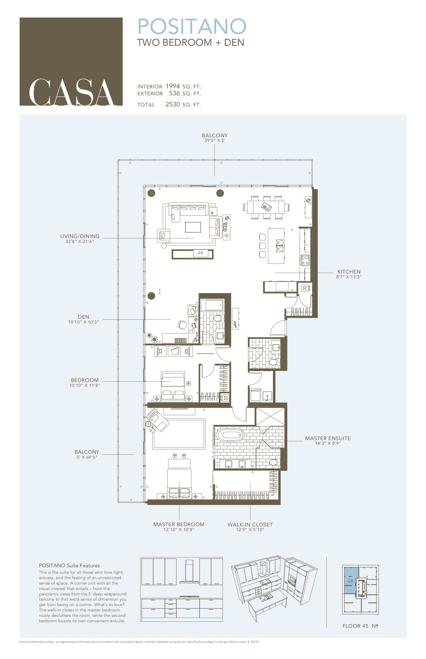 POSITANO floor plan
