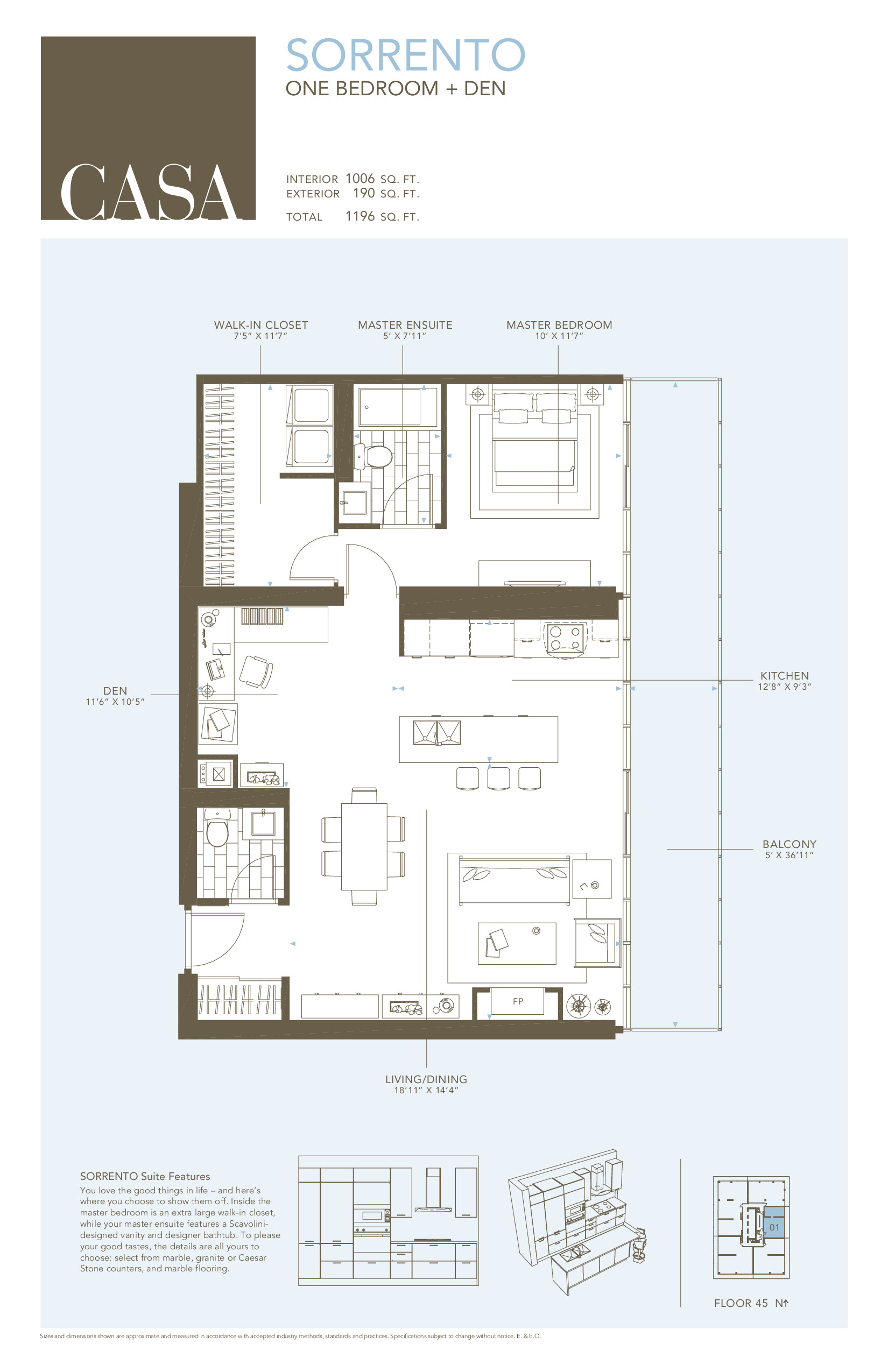 SORRENTO floor plan
