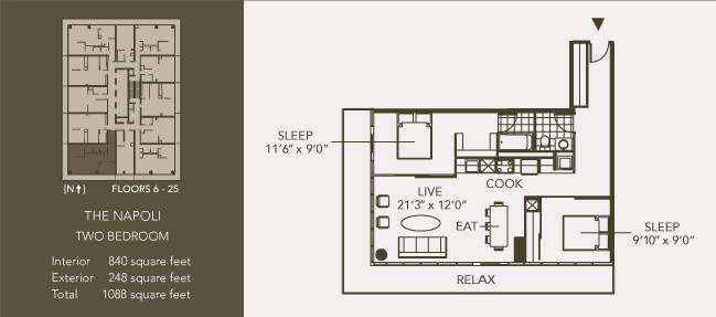 THE NAPOLI floor plan