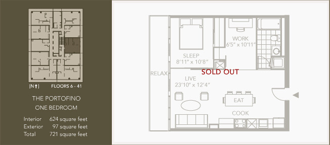 THE PORTOFINO floor plan