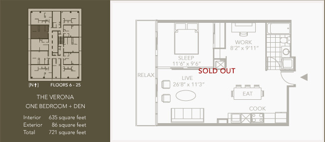 THE VERONA floor plan