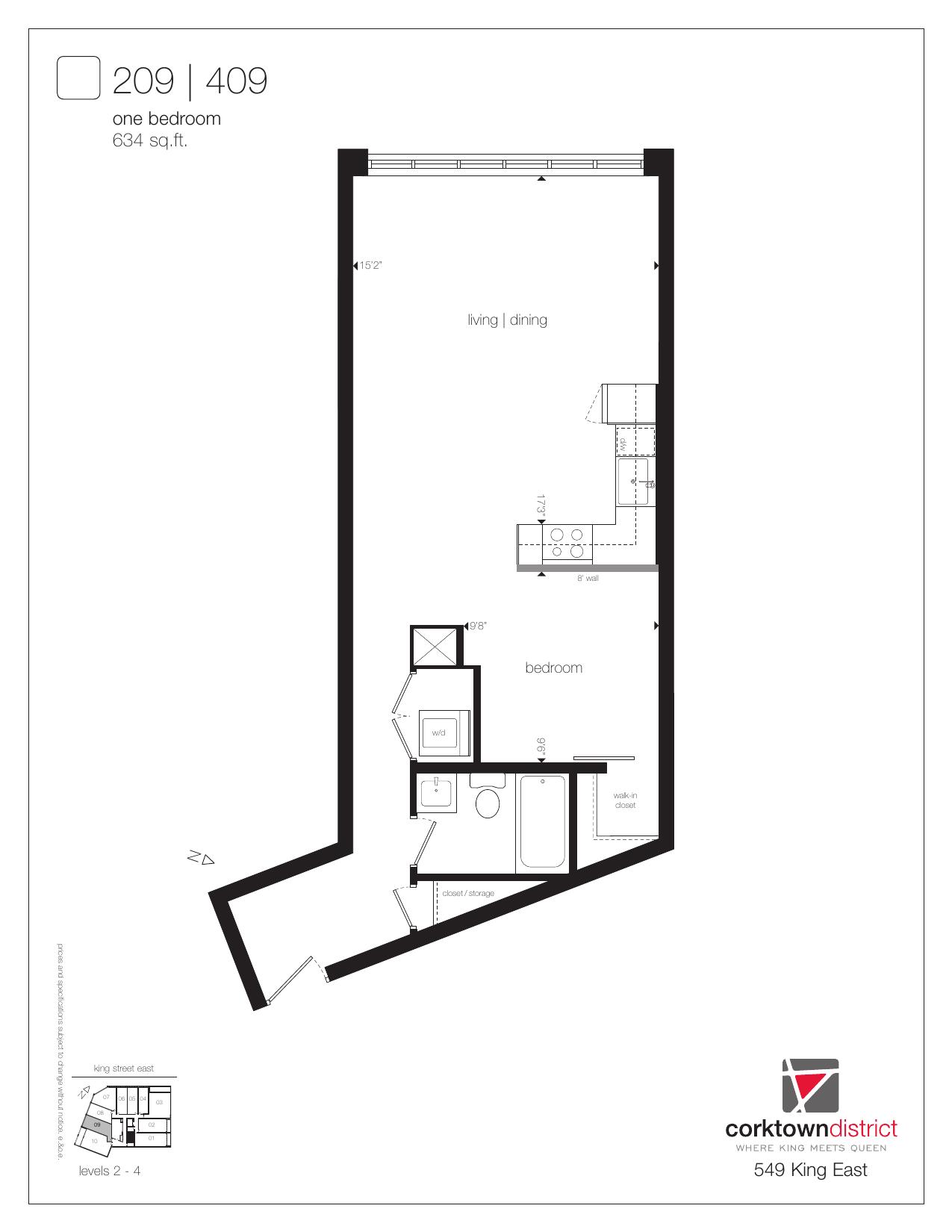 Suite 209/409 floor plan