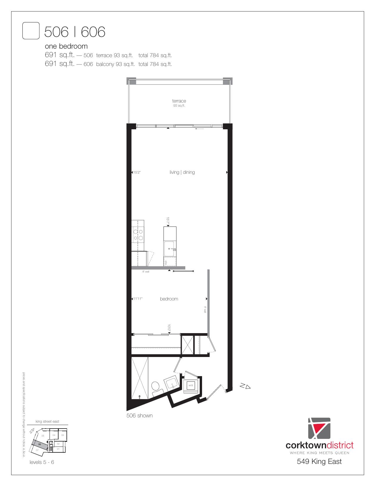 Suite 506/606 floor plan