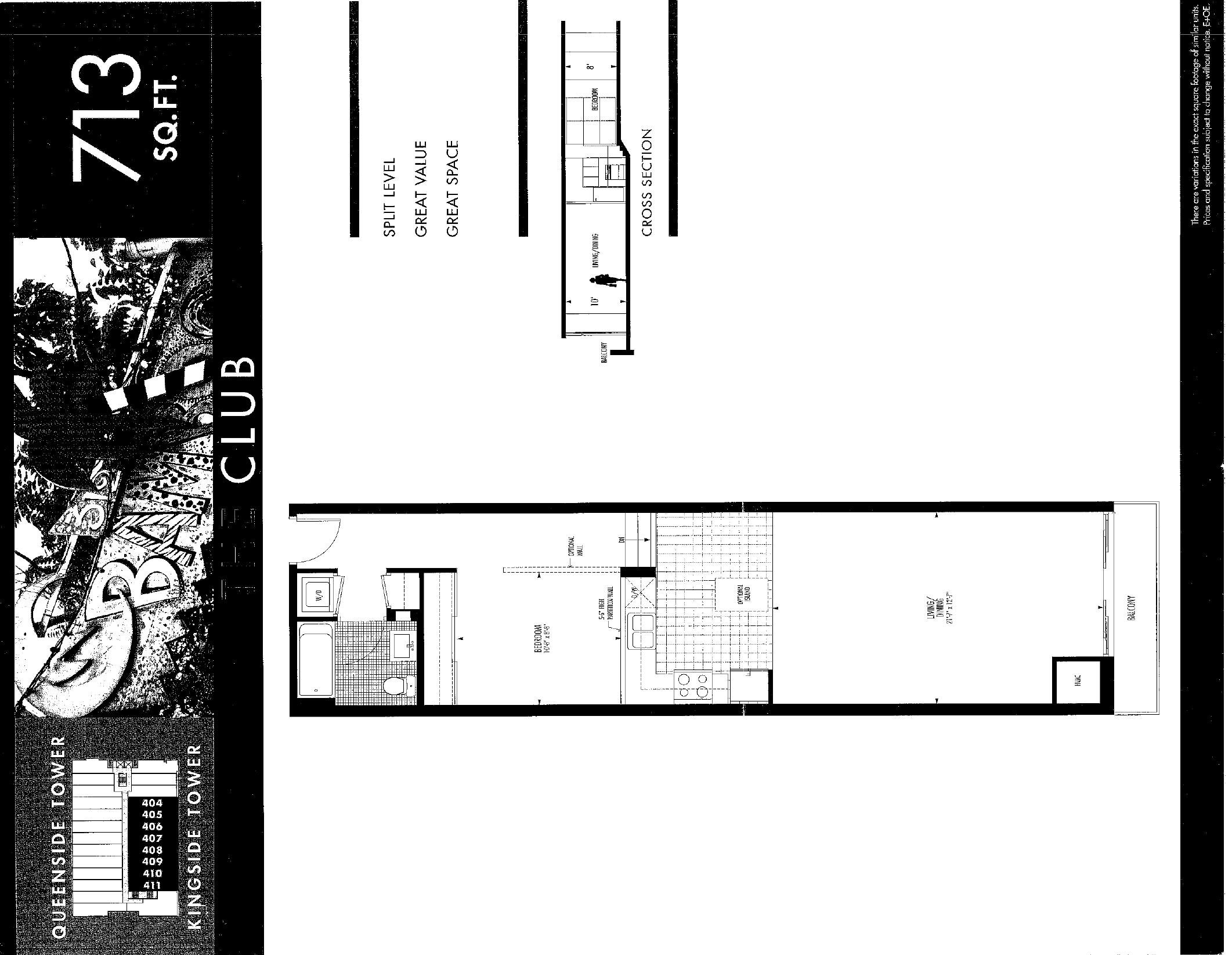 Club floor plan