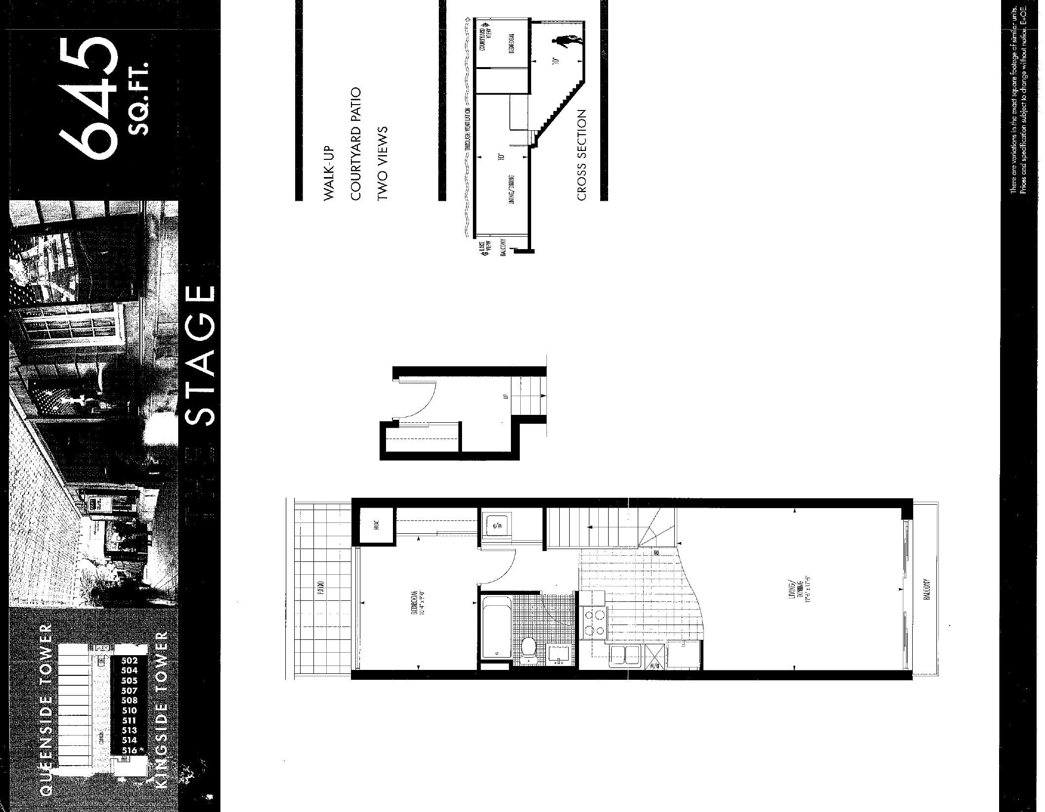 Stage floor plan
