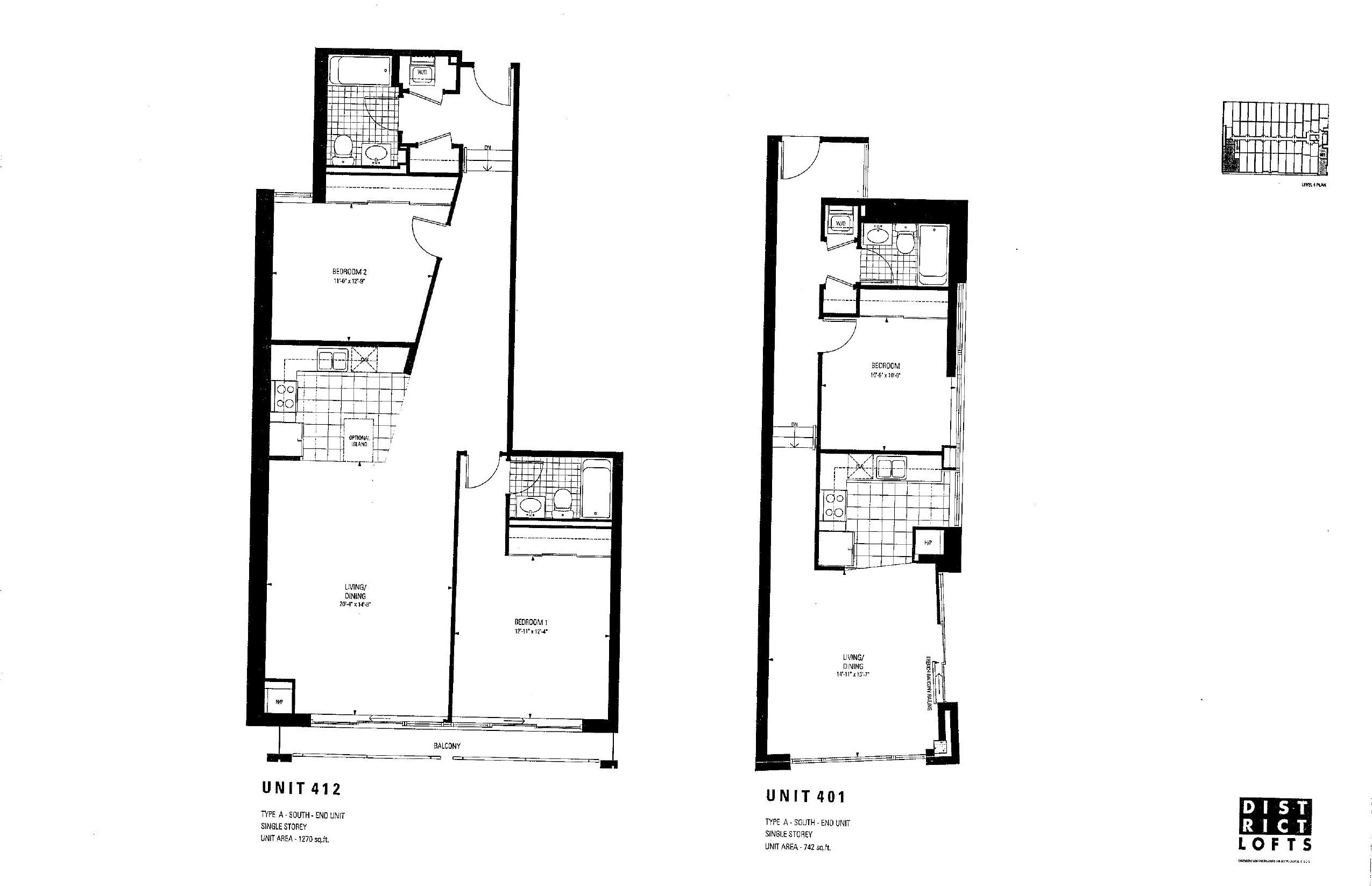 Unit 412 floor plan