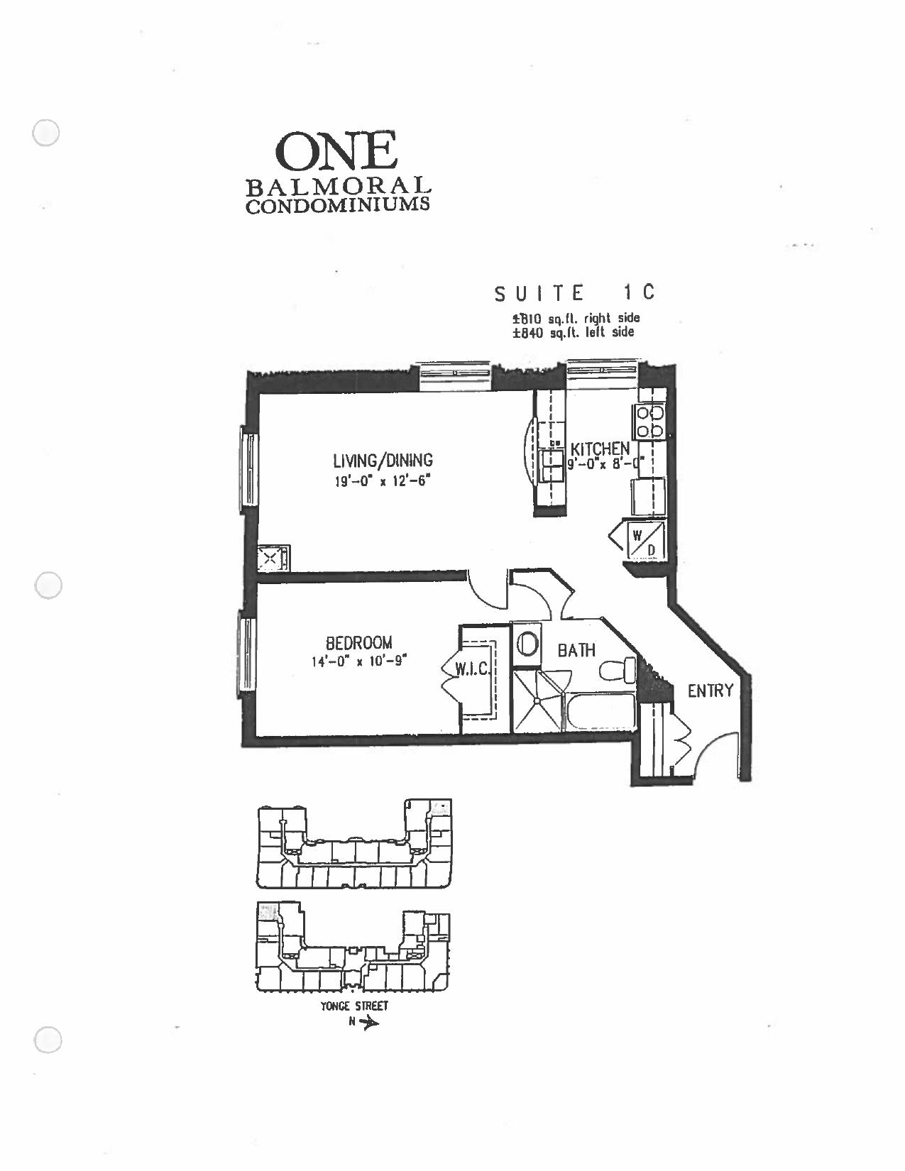 Suite 1C floor plan
