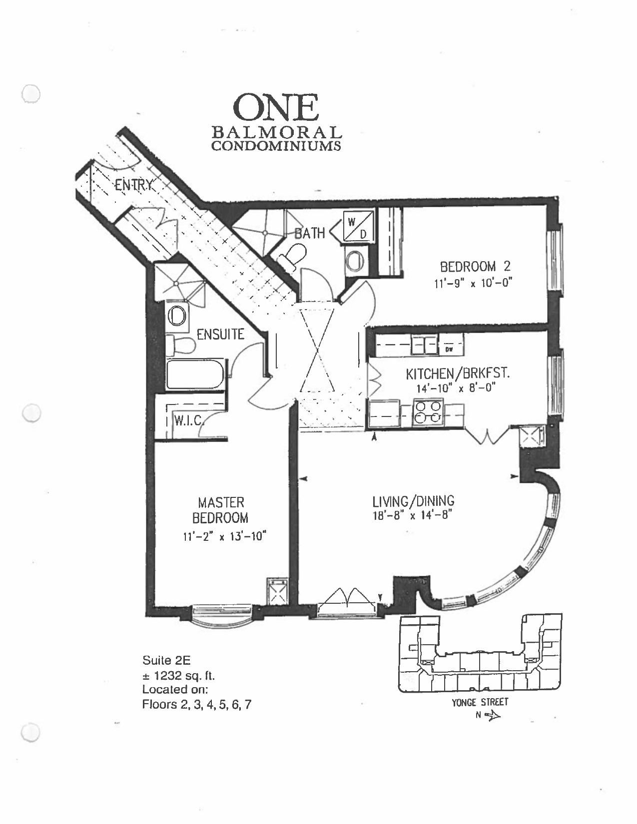 Suite 2E floor plan