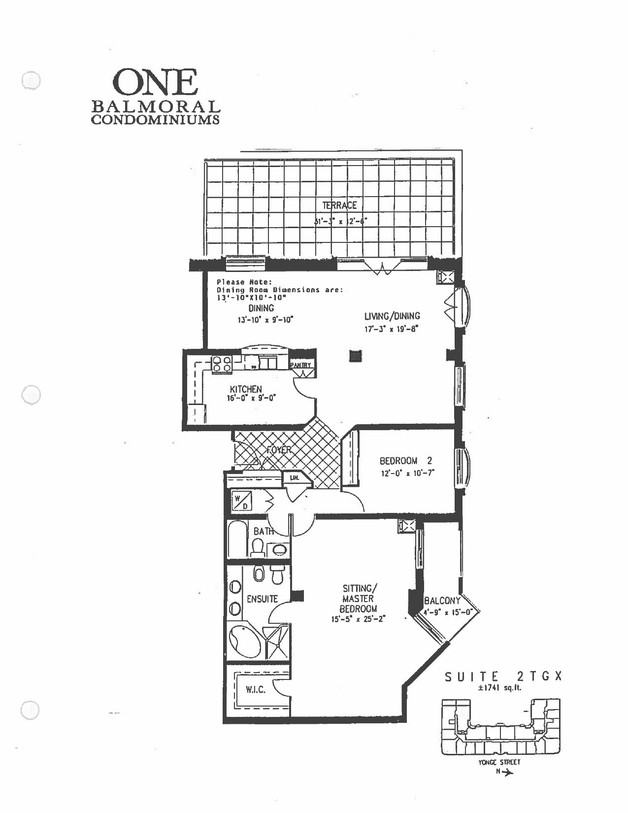 Suite 2TGX floor plan