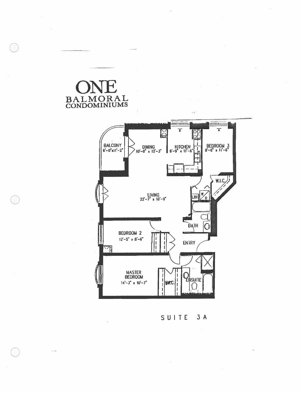 Suite 3A floor plan