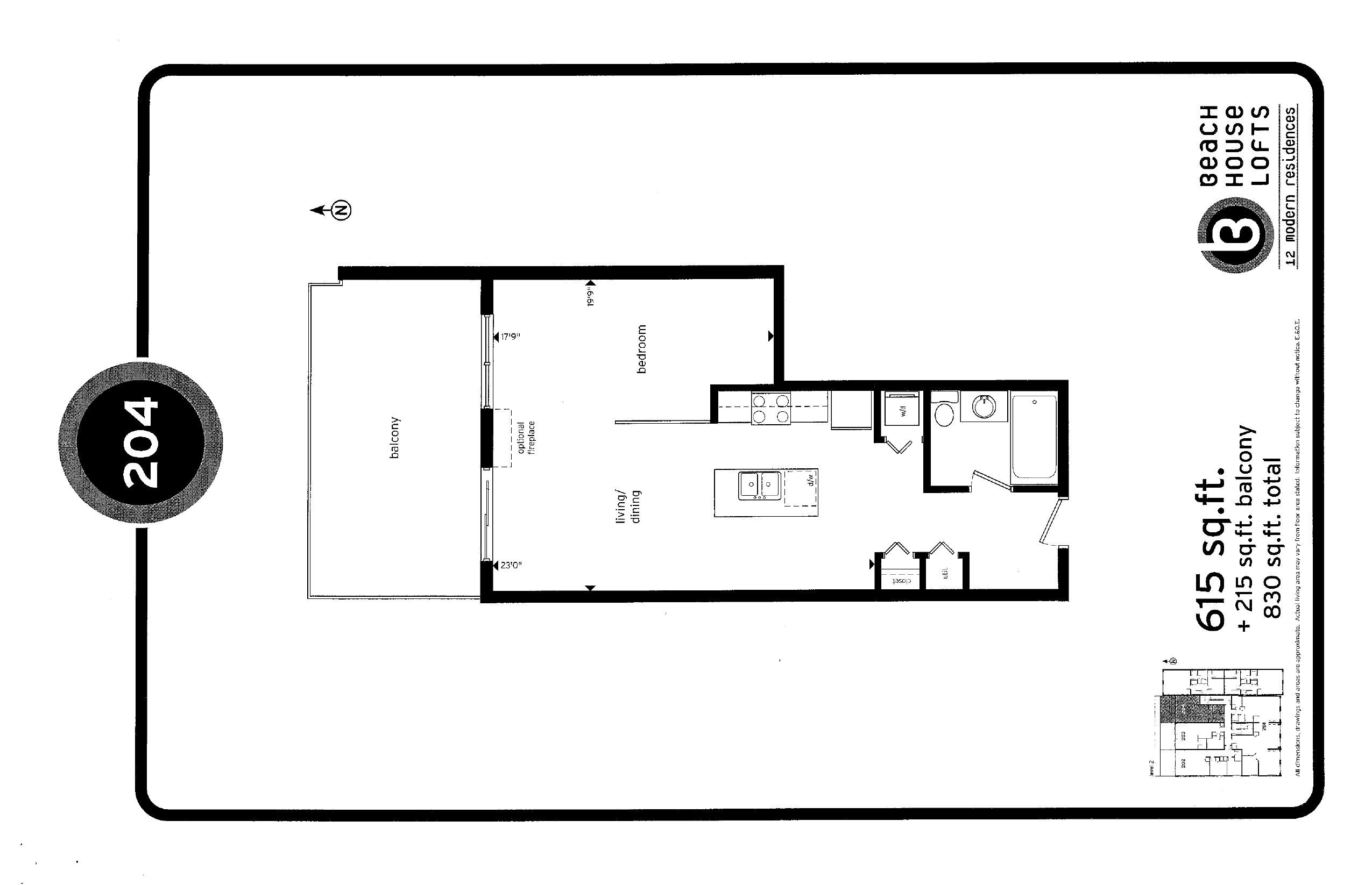 Suite 204 floor plan