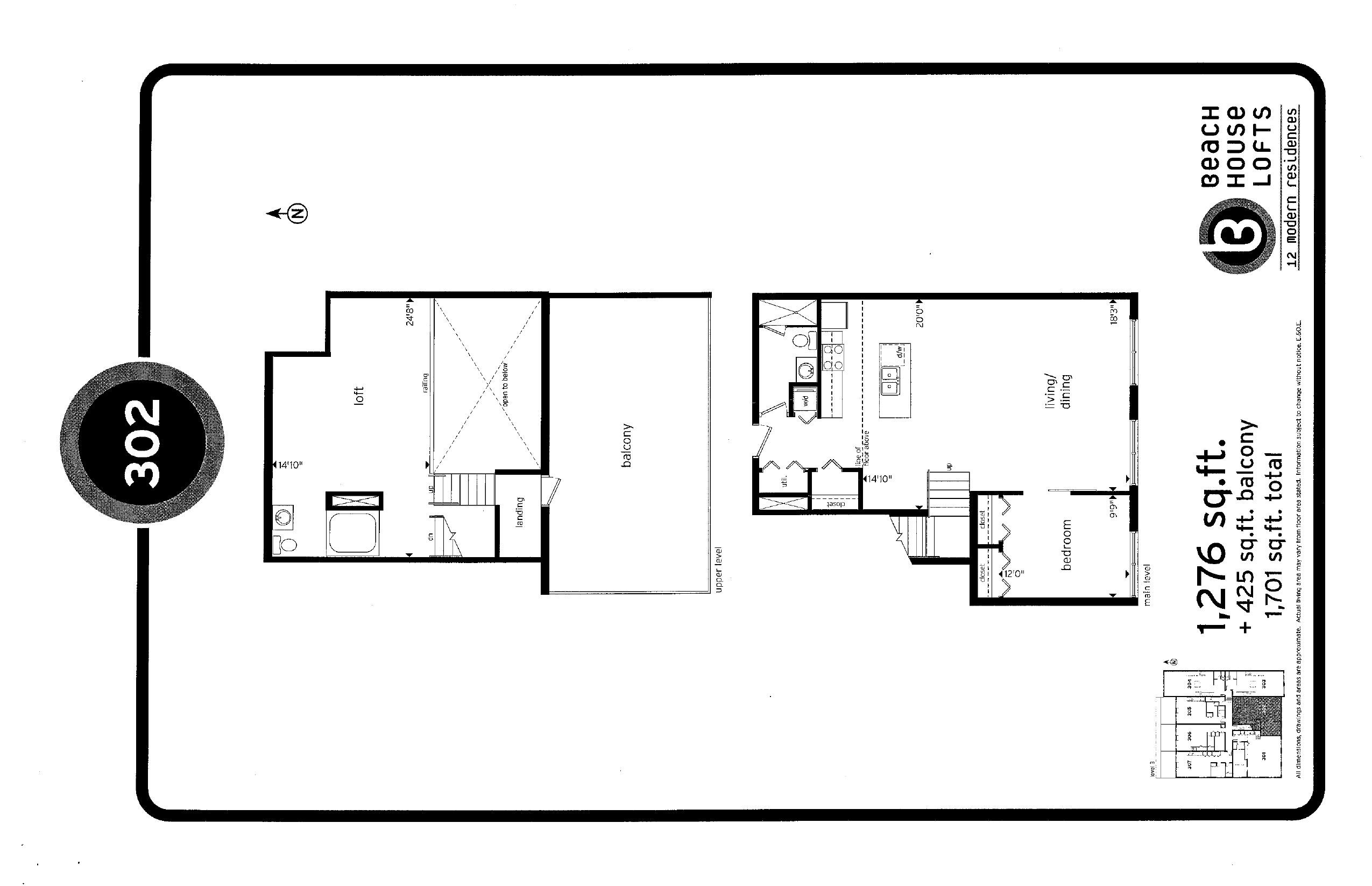 Suite 302 floor plan